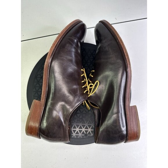 Cole Haan Preston Oxford Dress Shoes Brown Leather Lace Up C23687 Sz 11.5 M - Picture 9 of 10